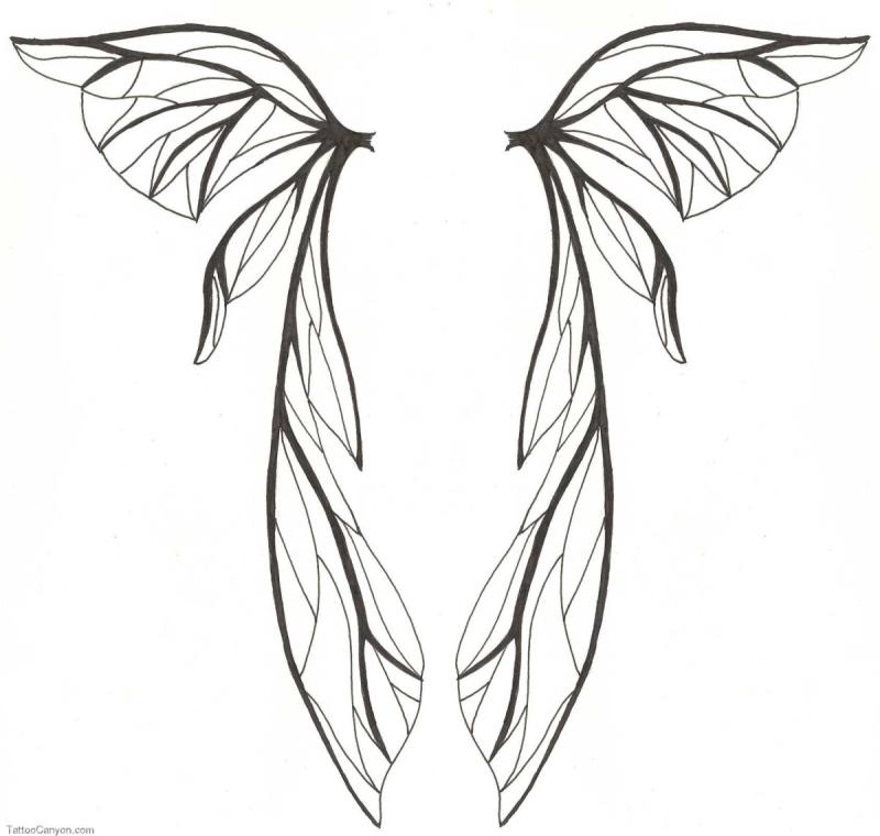 Стилизованное крыло