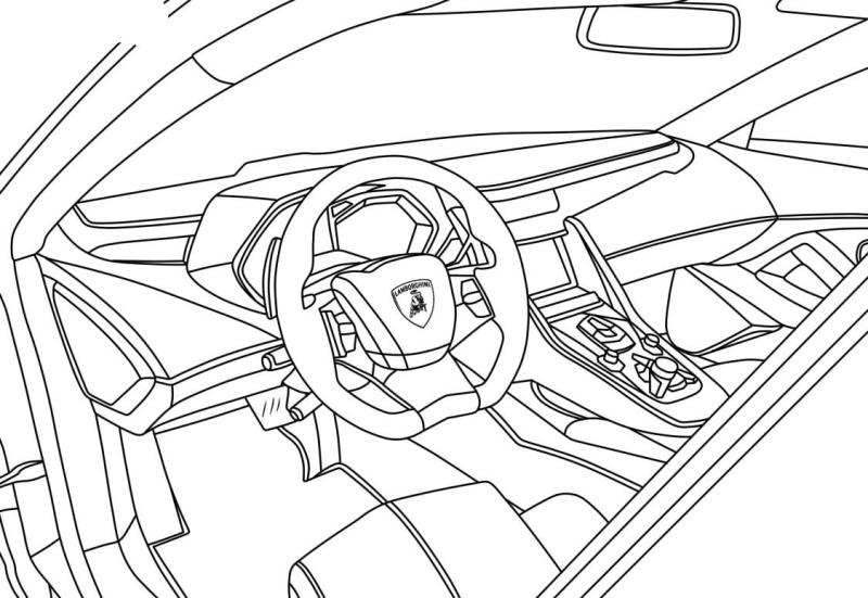 Чертежи машины Ламборджини Хуракан