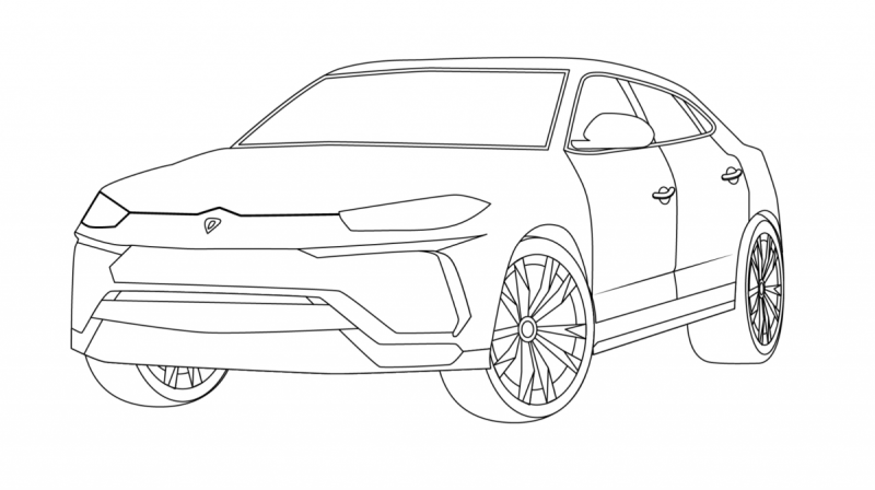 Car Coloring Lamborghini Urus