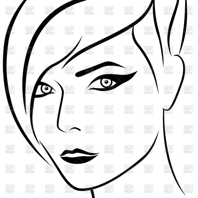 Голова раскраска