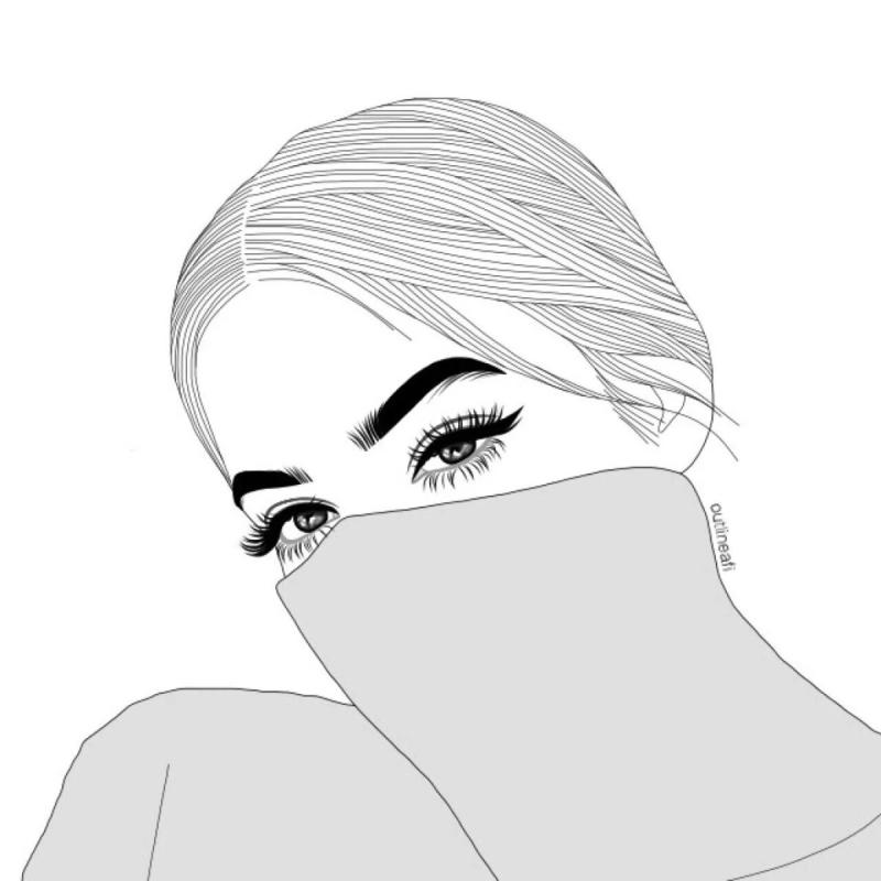 Раскраска Барби портрет