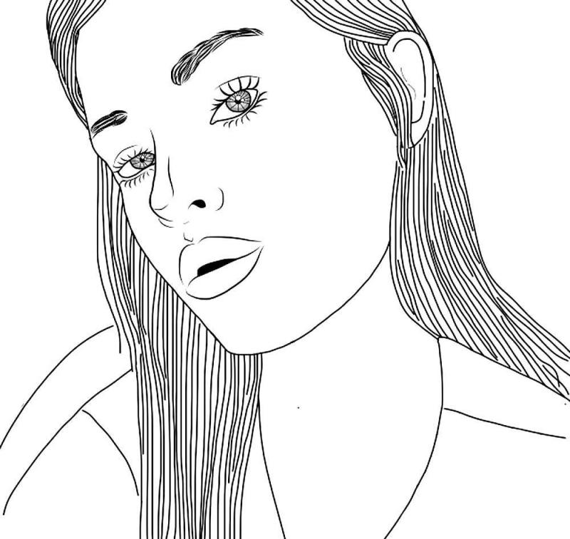 Лицо для макияжа раскраска