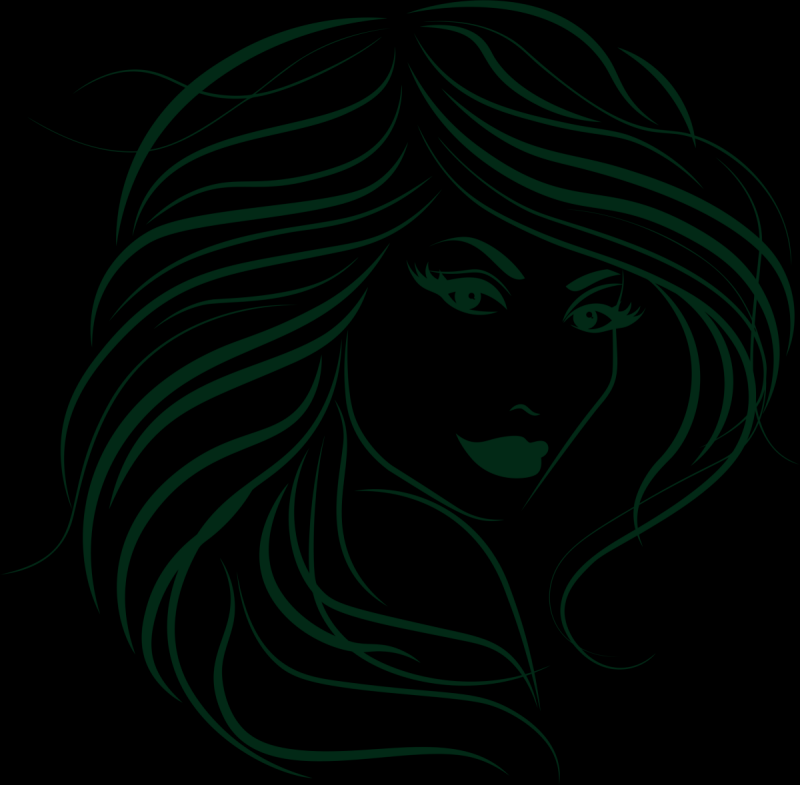 Лицо девушки раскраска