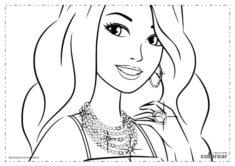 Раскраска макияж для девочек