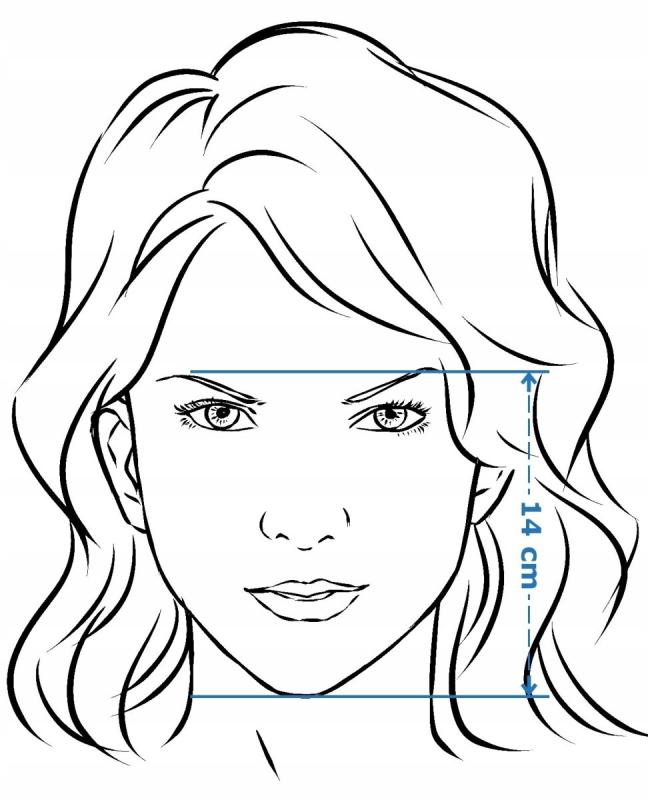 Портрет раскраска для детей