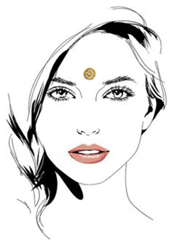 Лицо девушки раскраска