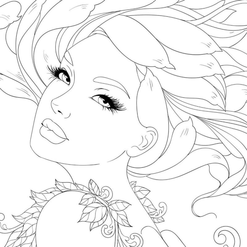 Разукрашки лица девушек