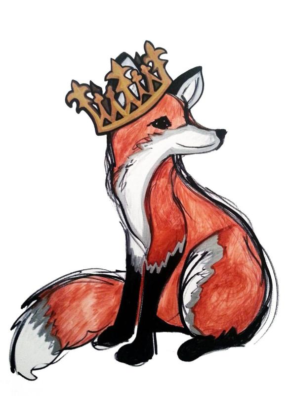 Лисенок с короной