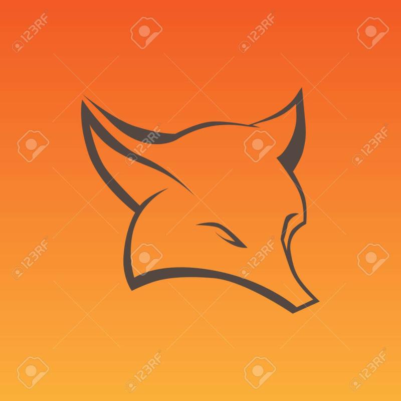 Очертания морды лисы