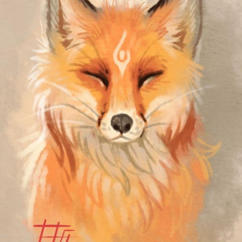 Лиса арт