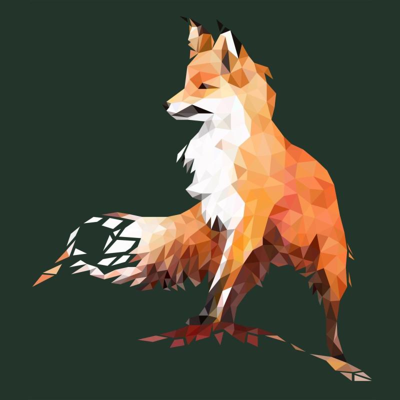 Стилизованная лиса