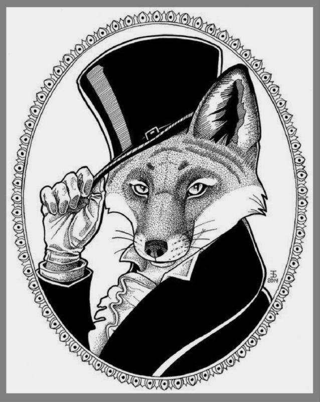 Лиса в цилиндре