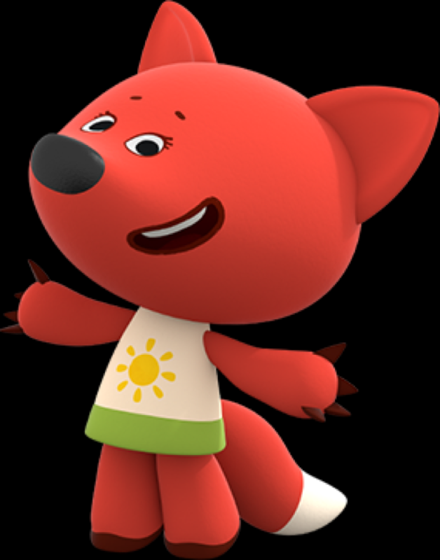 Раскраска Лисенок