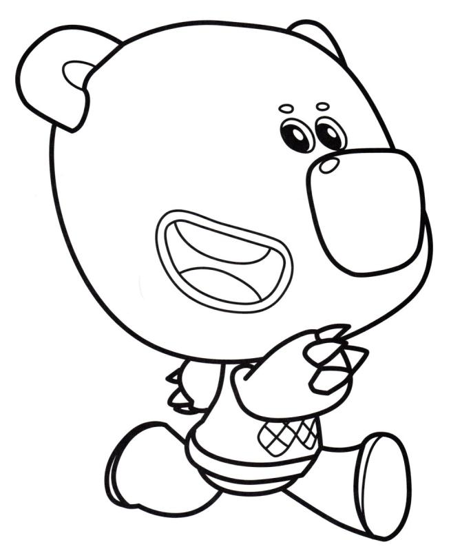 Раскраски Мимимишки тучка и Кеша