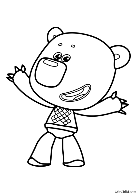 Раскраска Мимимишки