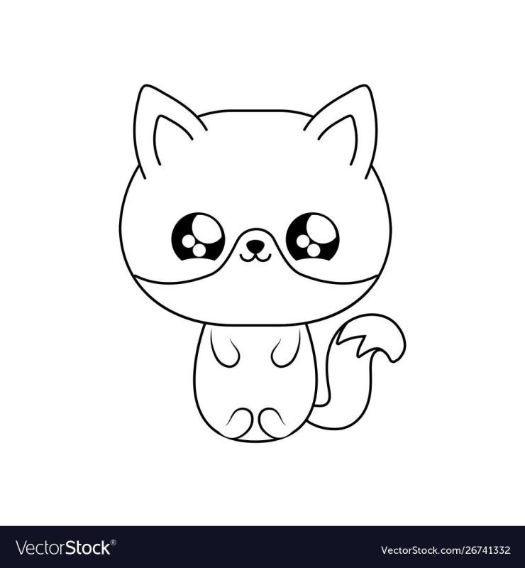 Раскраска Лисенок