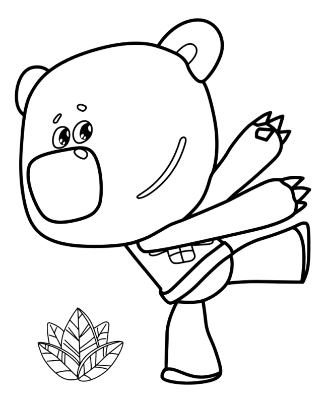 Раскраски Мимимишки тучка и Кеша