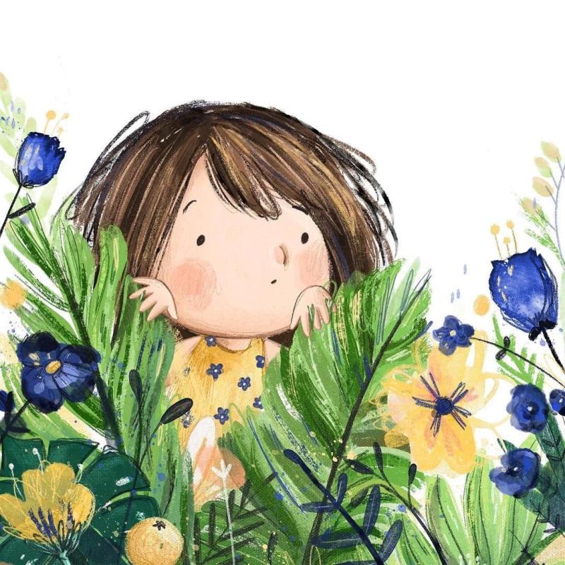 Иллюстрации девочка cute