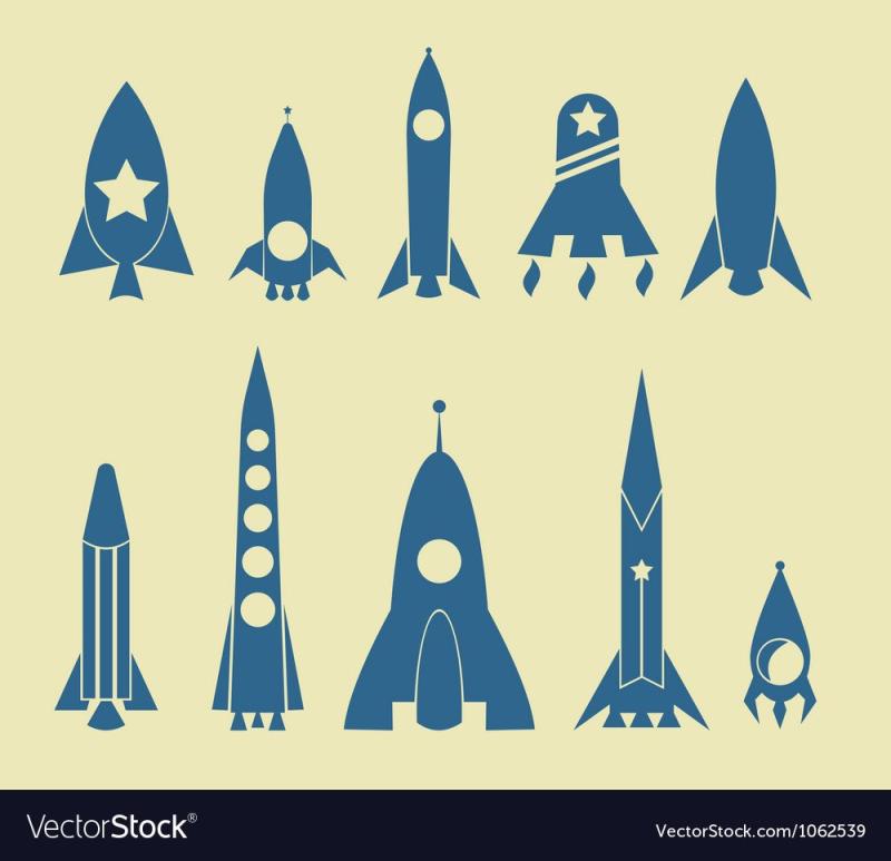 Ракета силуэт для детей