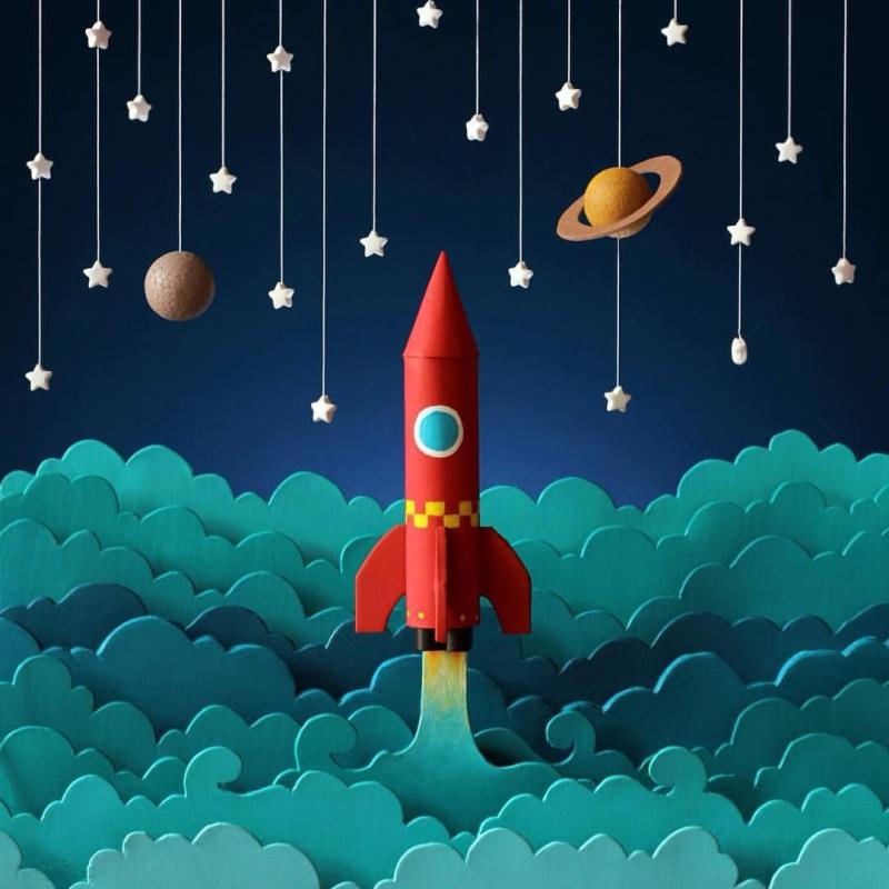 Поделка ко Дню касмонав