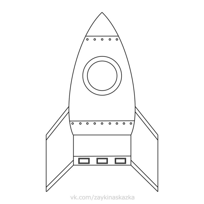 Макет космической ракеты