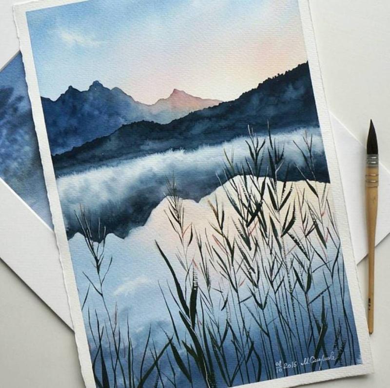 Маленькие рисунки акрилом76