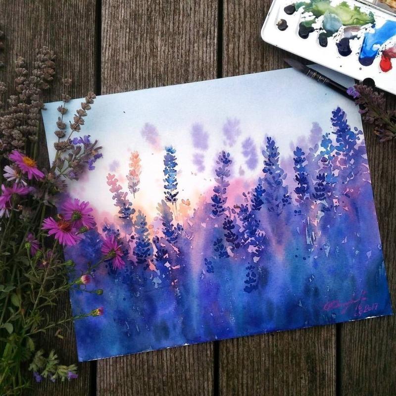 Иллюстрации акрилом