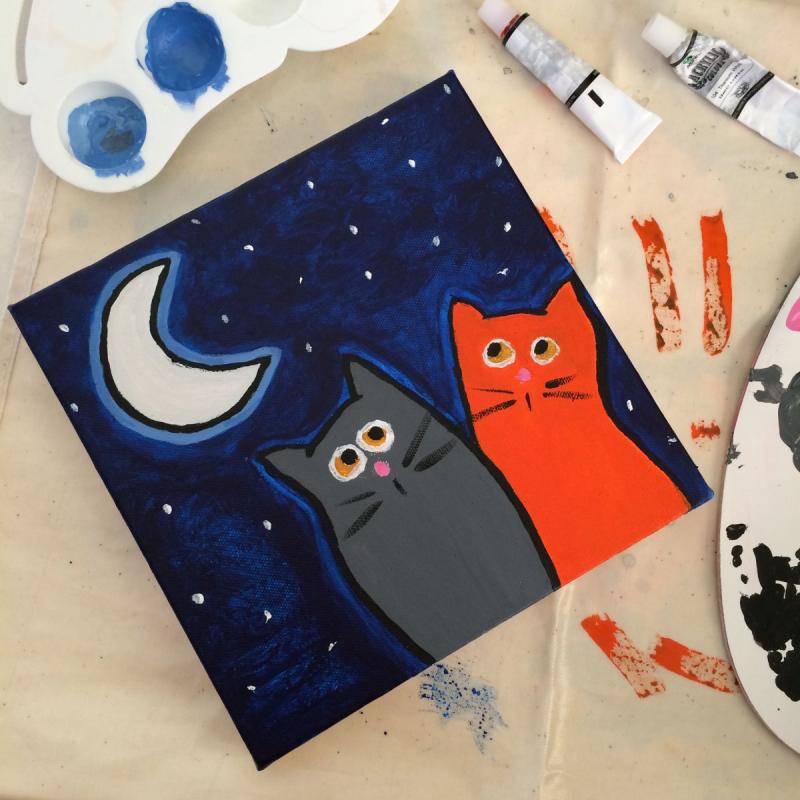 Крутые лёгкие рисунки акрилом