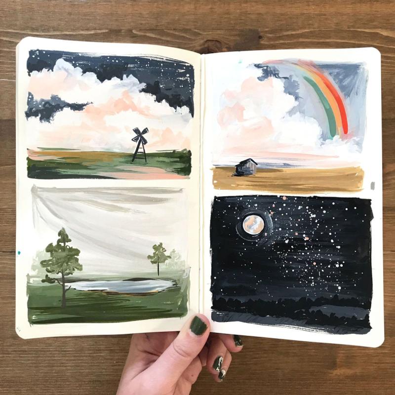 Акварель Эстетика