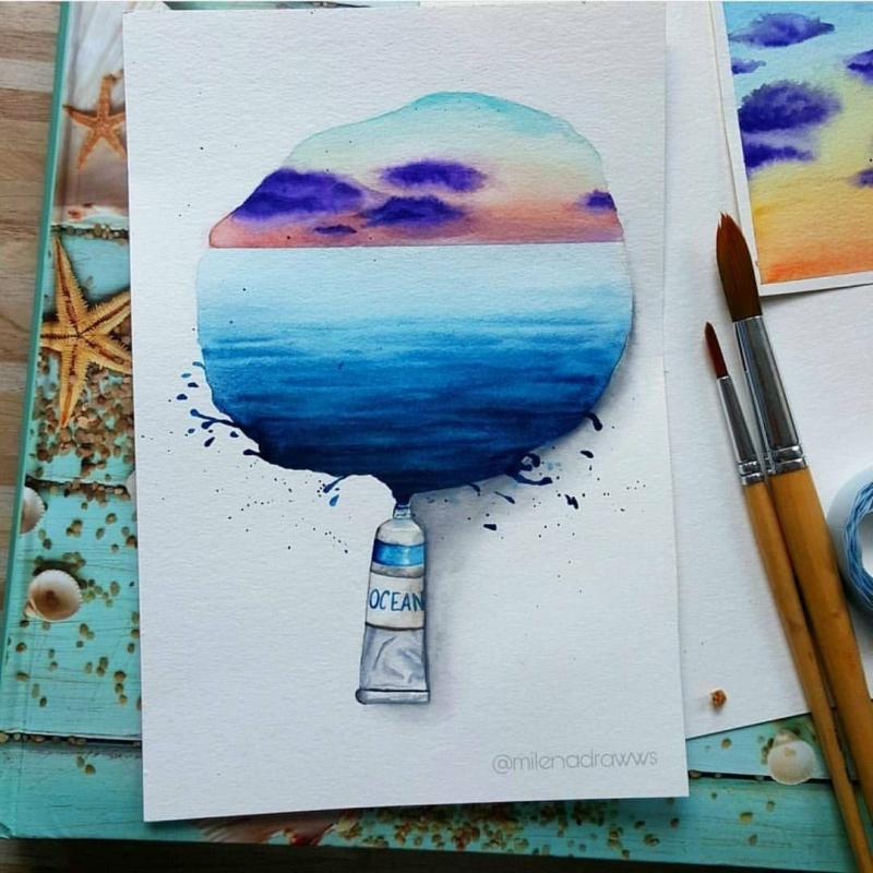 Пейзажи для скетчбука