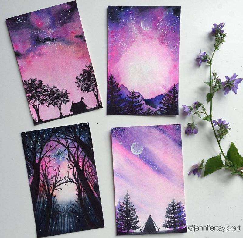 Рисование на холсте для начинающих