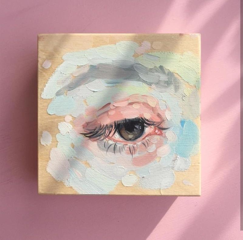 Маленькие рисунки акрилом78