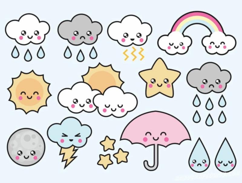 Кавайные рисунки для срисовки