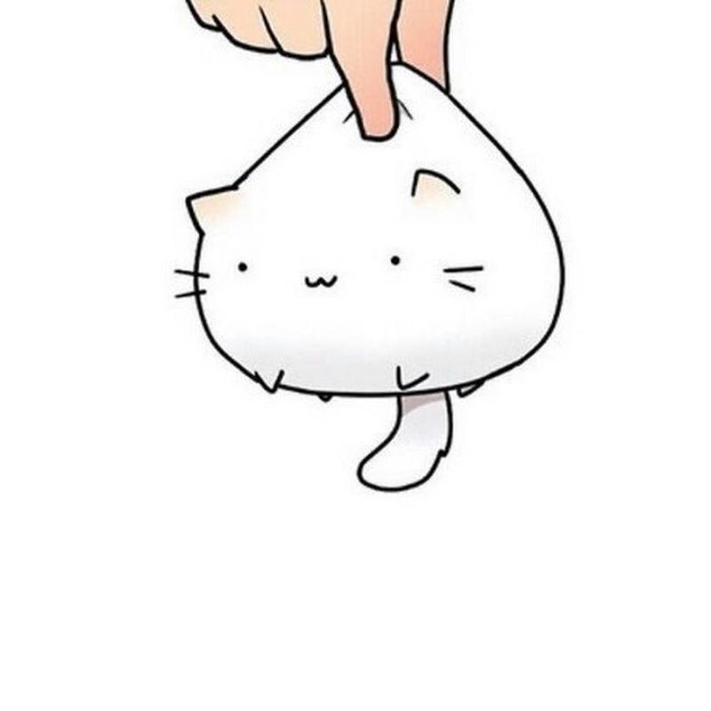 Рисунок котика для срисовки легко