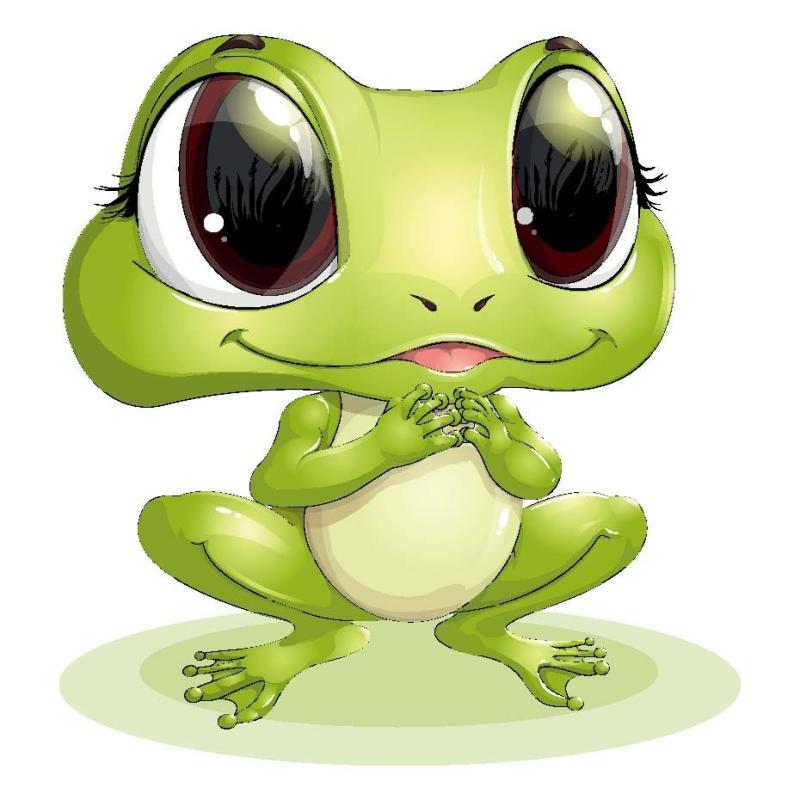 Жаба с большими глазами
