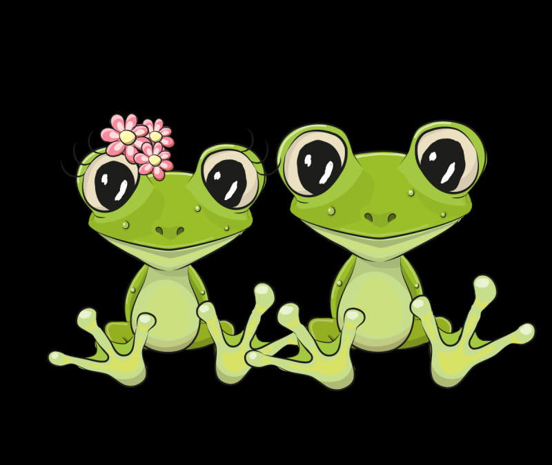 Лягушка рисунок