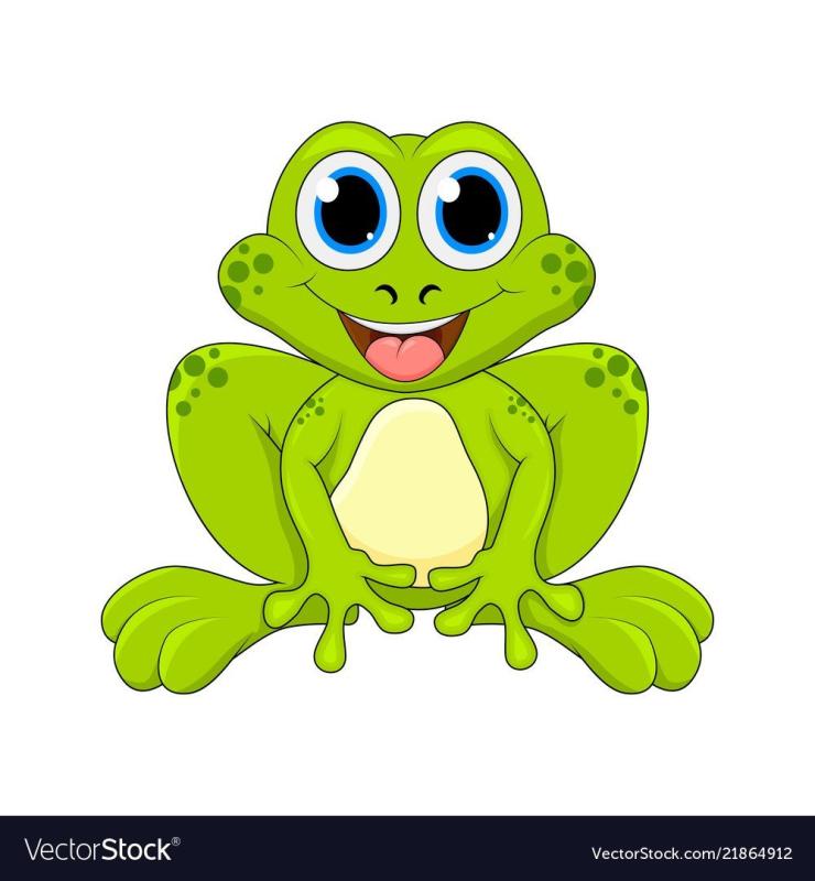 Лягушка рисунок