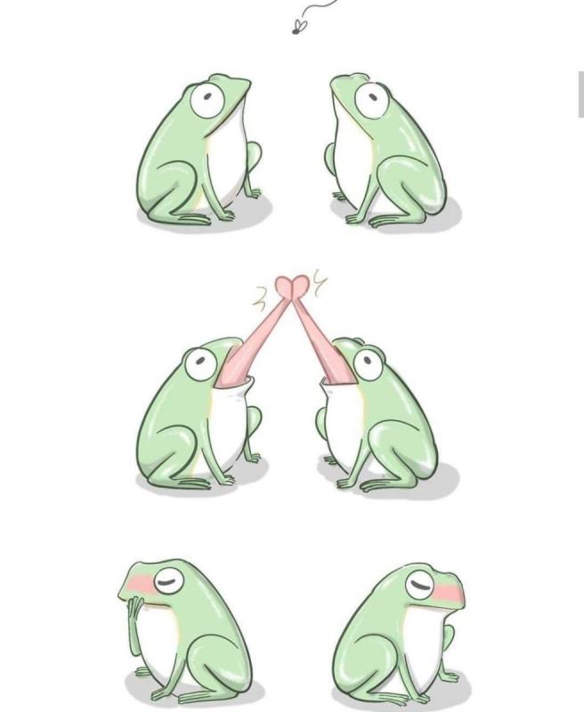 Милые рисуночки лягушек