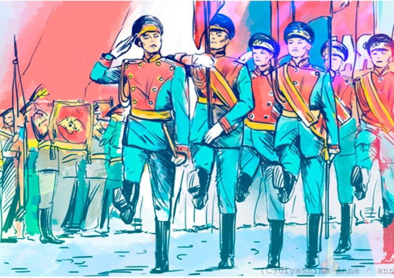 Солдат раскраска для детей