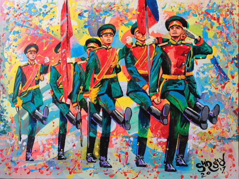 День Победы живопись