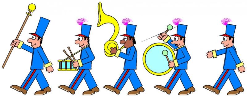 Детский марш рисунок