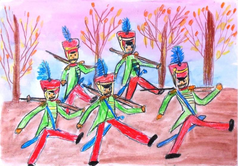 Парад раскраска