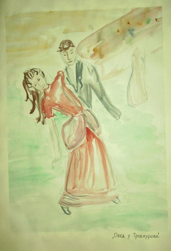 Иллюстрация Маши Троекуровой Дубровский