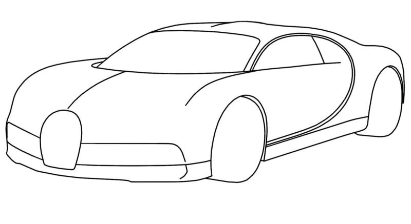 Машина карандашом для детей