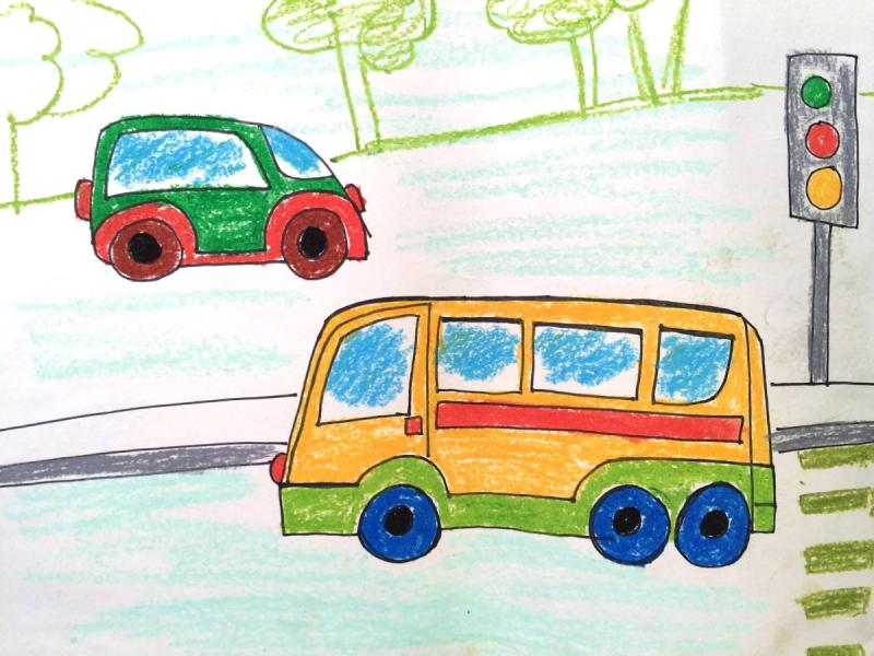 Рисование транспорт