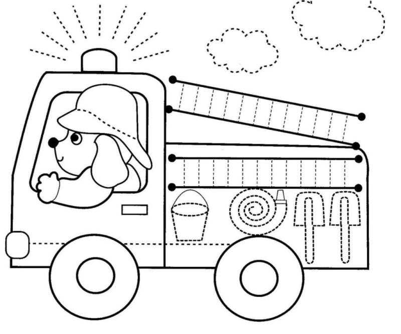 Раскраска машинки