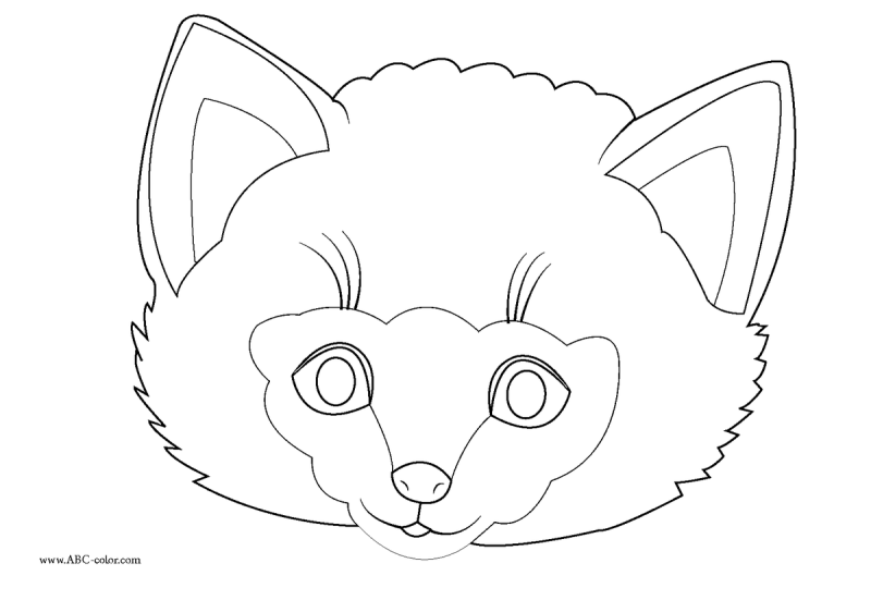 Новогодние маски для детей шаблоны