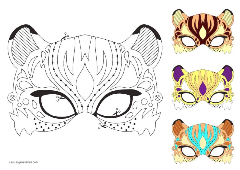 Маска кота своими руками