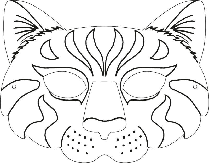 Маска тигра