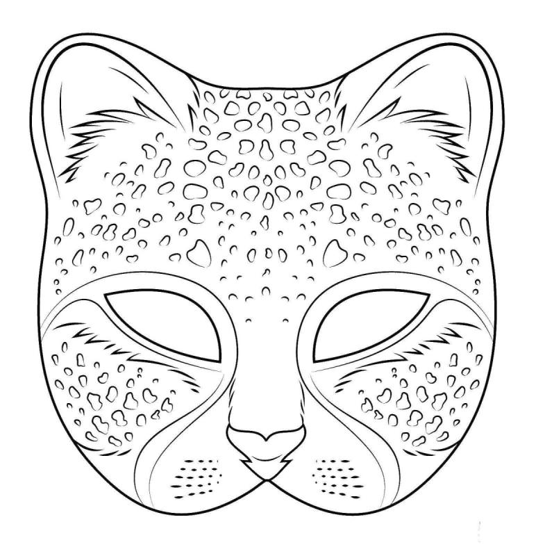 Маска гепарда
